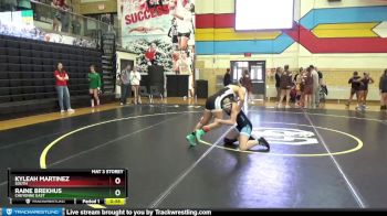 120 lbs Cons. Round 1 - Raine Brekhus, Cheyenne East vs Kyleah Martinez, South