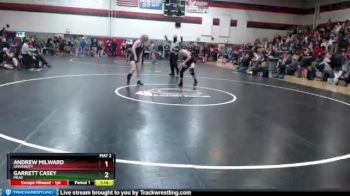 145 lbs Semifinal - Andrew Milward, University vs Garrett Casey, Mead