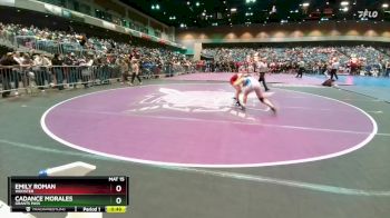 107 lbs Cons. Round 4 - Emily Roman, Wooster vs Cadance Morales, Grants Pass