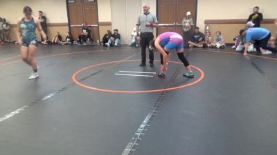 117 lbs Rr Rnd 1 - Delaney Williams, Valkyrie Girls WC Pink vs Cordy Zalota, Misfits Girls Wrestling