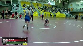 145 lbs Champ. Round 1 - Katelin Florent, Hillsboro vs Ebonee Schlosser, Gresham