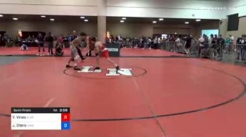 120 kg Semifinal - Yanni Vines, Alabama vs Jorge Otero, Landstown Eagles Wrestling Club