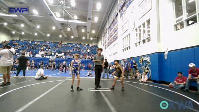 67 lbs Quarterfinal - Rafael Trevino, Madill Takedown vs Waylon Coney, Choctaw Ironman Youth Wrestling