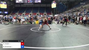 120 lbs Rnd Of 32 - Easton Cooper, Wisconsin vs Brodie Christmas, Alabama