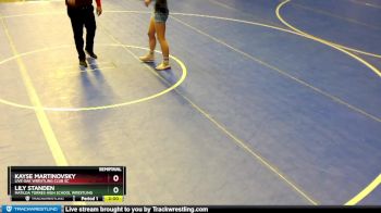 132 lbs Semifinal - Lily Standen, Matilda Torres High School Wrestling vs Kayse Martinovsky, Live Oak Wrestling Club SC