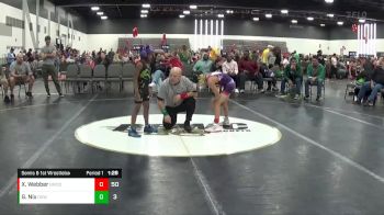 65 lbs Semis & 1st Wrestleback (8 Team) - Xander Webber, Beast Mode vs Giovanni Nix, Death Squad Wrest (IN)