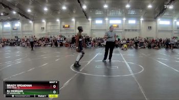 120 lbs Round 3 (6 Team) - Brady Speakman, Ohio Titan vs Rj Morgan, U2 Wranglers