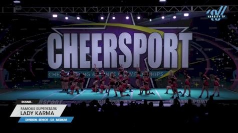 Famous Superstars - LADY KARMA [2023 L4 Senior - D2 - Medium] 2023 CHEERSPORT National All Star Cheerleading Championship