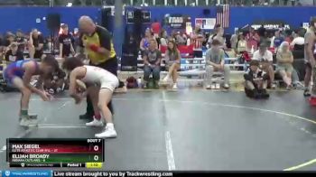 120 lbs Round 3 (6 Team) - Max Siegel, Elite Athletic Club W.E. vs Elijah Broady, Indiana Outlaws