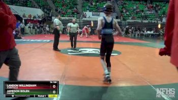 7A 106 lbs Cons. Round 2 - Landon Willingham, Albertville vs Jameson Bolen, Chelsea