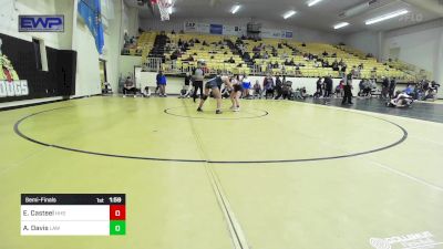 125 lbs Semifinal - Ella Casteel, Heritage HS vs Aubrie Davis, Little Axe Womens Wrestling