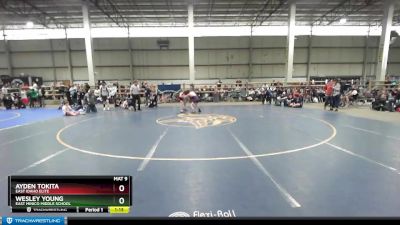 95 lbs Champ. Round 2 - Wesley Young, East Minico Middle School vs Ayden Tokita, East Idaho Elite