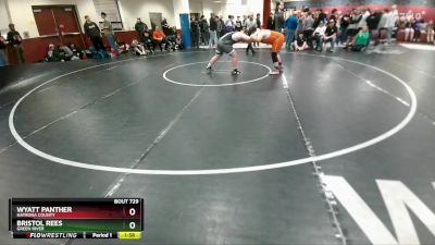 285 lbs Cons. Round 5 - Bristol Rees, Green River vs Wyatt Panther, Natrona County