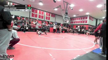 157 lbs Round Of 32 - Larry Butler, McLain vs Israel Sanford, Henryetta HS