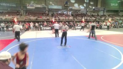 87 lbs Rr Rnd 1 - Brevyn Bonilla, Brush Wrestling Club vs Isaac Trujillo, Pueblo County WC