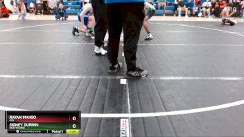 108 lbs Round 1 - Rayan Manso, C2X vs Sidney Durnin, Unattached