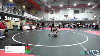 49 lbs Rr Rnd 2 - Kai Crew, Viking Wrestling Club vs Finn Morse, Sallisaw Takedown Club