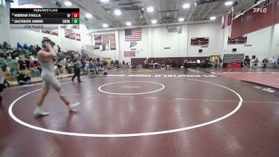 144 lbs 5th Place - Kieran Failla, New Fairfield vs Jackson Annis, Suffield/Windsor Locks