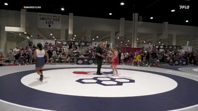 Senior Women Freestyle FS - 59 lbs Champ. Round 1 - Michaela Beck, Titan Mercury Wrestling Club (TMWC) vs Jacqueline Ghent, Hawks Wrestling Club