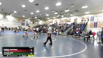 215 lbs Cons. Round 3 - Ethan Ono, Dos Pueblos vs Derek Martinez, La Mirada