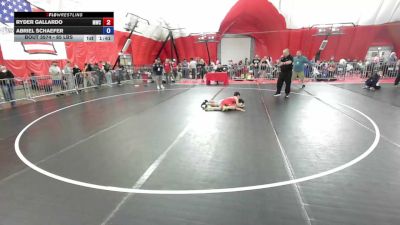 85 lbs Champ. Round 1 - Ryder Gallardo, MWC vs Abriel Schaefer