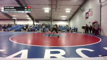 215 lbs Quarterfinal - Victor Perez, Thunder Basin High School vs Carter Caturia, Buffalo