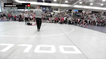 170 lbs Cons. Semi - McKenzie Rice, Northridge vs Kimberly Towers, Olympus