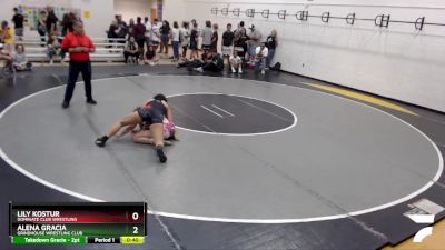 138 lbs 3rd Place Match - Alena Gracia, Grindhouse Wrestling Club vs Lily Kostur, Dominate Club Wrestling