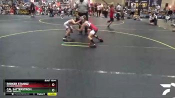 70 lbs Champ. Round 1 - Cal Satterstrom, Funky Singlets vs Parker Stanisz, Bulldog Premier