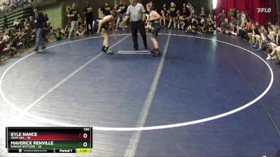 130 lbs Round 1 (6 Team) - Maverick Renville, Kansas Rattlers vs Kyle Nance, Team USA