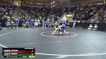 138 lbs Quarterfinal - Gabriel Brisker, Wilton vs Tommy Tanner, Hinton