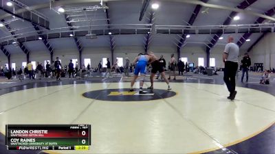 197 lbs Cons. Round 3 - Landon Christie, Unattached-Seton Hill vs Coy Raines, Unattached-University At Buffa