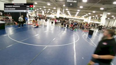 132 lbs 3rd Place Match - Gunner Knudsen, Utah vs Evan Craner, Utah