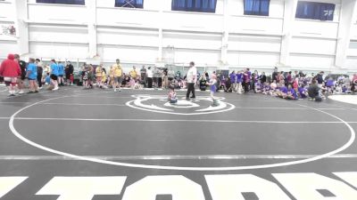 50 lbs Round Robin 3 - Loftynn Malcolm, Backyard Barbies Purple vs Carla Kershisnik, EP Rattlers-Girls