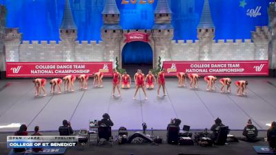 College of St. Benedict [2026 Open - Jazz Prelims] 2026 UCA & UDA College Cheerleading and Dance Team National Championship