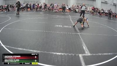 55 lbs Round 4 (8 Team) - Grayson Clark, Pedraza Wrestling vs Jackson Steiner, Untouchables