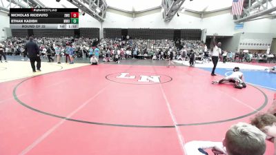115-H lbs Round Of 32 - Nicholas Ricevuto, Streaks Wrestling Club vs Ethan Kadish, MetroWest United
