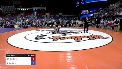 118 lbs Rnd Of 16 - Mackenzie Carder, OH vs Jocelyn Danbe, NJ