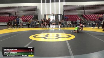 90 lbs Round 1 (8 Team) - Wyatt Sartori, Roundtree Wrestling Academy vs Tyler Verceles, PA Alliance
