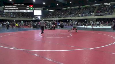 100 lbs Quarterfinal - Geno DiJoseph, Bridgeton vs Logan Ardinger, Hagerstown