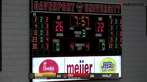 Replay: Ohio Dominican vs Davenport | Nov 10 @ 3 PM