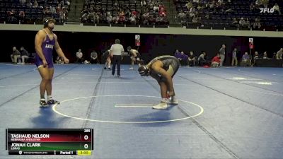 285 lbs Champ. Round 2 - Tashaud Nelson, Nebraska Wesleyan vs Jonah Clark, Loras