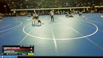 80 lbs Cons. Round 3 - Hudson Cox, Moen Wrestling Academy vs Dawson Wardlow, Iowa
