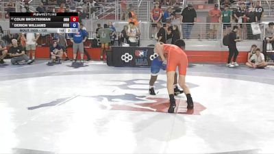 120 lbs Cons. Round 4 - Colin Broxterman, Ohio vs Derion Williams, Beat The Streets Cleveland