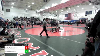 152 lbs Consi Of 16 #2 - Wisam Alomeri, Franklin D Roosevelt-PSAL vs Khen Calderon, New Utrecht-PSAL