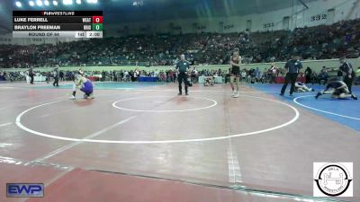 128 lbs Round Of 64 - Luke Ferrell, Weatherford vs Braylon Freeman, Bristow