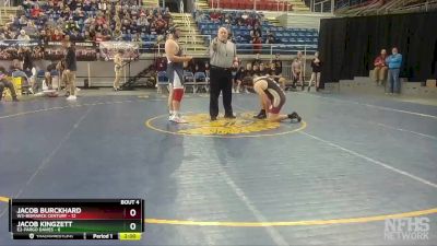 285 lbs Quarterfinals (8 Team) - Jacob Kingzett, E2-Fargo Davies vs Jacob Burckhard, W3-Bismarck Century