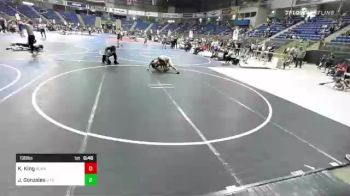 130 lbs Quarterfinal - Koda King, Ronan Chiefs vs Jacob Gonzales, U Town Hammers W.C.