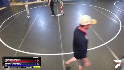 53 lbs Round 1 - Roman Graham, MN vs Jaxon Cardinal, MN