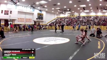 106 lbs Champ. Round 1 - Vincent Tran, Alhambra vs Andrew McAdams, Simi Valley